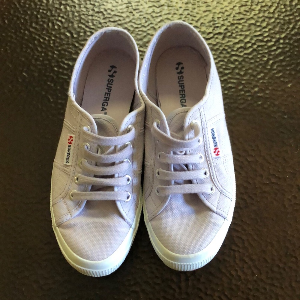 Lavender Superga sneakers size 38